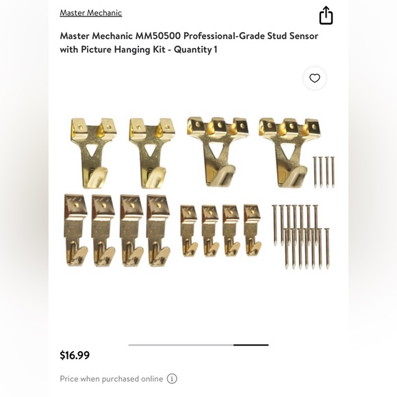 🆕 Master Mechanic Electronic Stud Finder - Picture 4 of 6